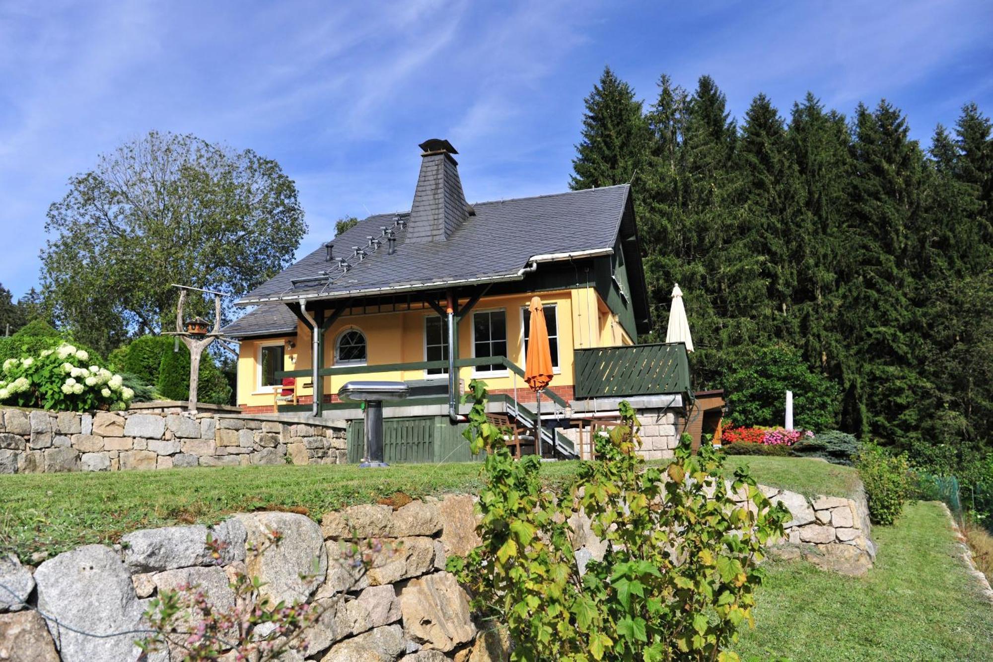 Exklusives Ferienhaus "Waldzauber" Ruhe Und Natur Pur Am Waldrand Geniessen 申海德 外观 照片